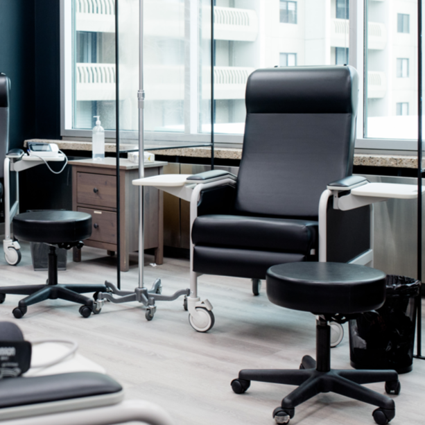 INVIVA clinic chairs in one of our clinics.